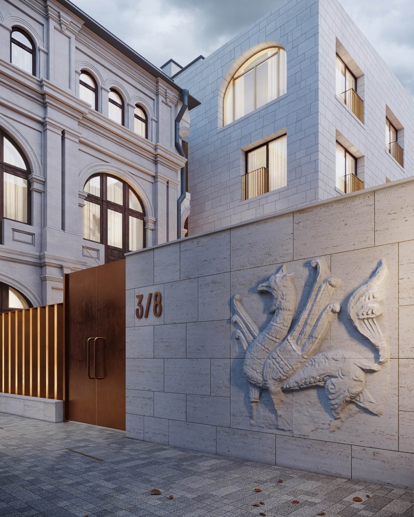 Вид на барельеф Вид на барельеф